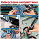Мощный паяльник с регулировкой температуры S-108 для плат и проводов напряжение 5-28В паяльный набор с подставкой и проводом Type-C с жалом типа "топорик" - изображение 6