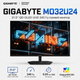 Монитор игровой 31.5" GIGABYTE MO32U24 Gaming Monitor QD-OLED 3840x2160 240 Гц 300 кд/м² колонки 2x5 Вт USB-C Black - изображение 2