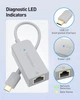 Адаптер Cable Matters с USB Type-C на Gigabit Ethernet Adapter 1Gbps (внешняя сетевая карта) серый - изображение 5