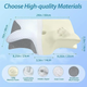 Ортопедическая подушка для шеи против храпения и боли Sleep Apnea Pillow Серая - изображение 6