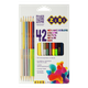 Олівці кольорові 42кол. ZiBi 2443 (30 стандарт + 6 двосторонні) тригранні, /ZB.2443/ - зображення 1
