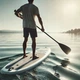 Весло Trizand 25261 2в1 для SUP-доски и байдарки – регулируемое складное 4-секционное, 163–229 см, алюминиевое. - изображение 2
