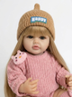 Реалистичная кукла Реборн 55 см полностью виниловая Doll Reborn Baby К0100306 - изображение 2