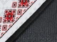Ігровий килимок для миші XXL WorkPlaceShop Ukrainian Ornament White — ігрова поверхня Desk Mat з українським орнаментом, великий килимок для клавіатури та миші, Speed поверхня 300х800 мм - зображення 2