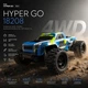 Радіокерована машинка MJX 18208 1:18 4WD до 45 км/год, безколекторний RC позашляховик, металева трансмісія, масляні амортизатори - зображення 1