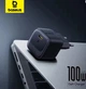 Сетевое зарядное устройство 100W Baseus EnerFill FH2 Fast Charger с кабелем USB-C Quick Charging GaN - изображение 2