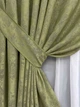 Комплект готовых штор VR-Textil Жаккард Sultan YL № 1213ш Оливковый 150х250 см 2 шт (39-650) - изображение 5