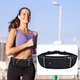 Спортивная сумка на пояс 40х10 см RunningBag сумка для бега с 3 карманами черный (R051723) - изображение 8