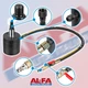 ALFA пневматичний знімач форсунок AL02654 + перехідники G02654 - изображение 6