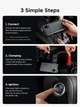 Пускозарядний пристрій автомобільний UGREEN ump Starter Power Pack 1000A Car Battery Booster 12000mAh Black (ES702) - зображення 7