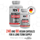 Магній бісгліцинат MST magnesium bisglycinate 90 капсул, mst nutrition магній бісгліцинат , хелатний магній гліцинат - зображення 5