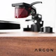 Вініловий програвач із вбудованим фоноректором Argon TT-3 Plus Turntable Walnut - зображення 3