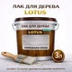 Лак для дерева LOTUS декоративно-защитный глянцевый Канадская сосна 3 л - изображение 1