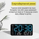 Годинник Deepfox DS-6659 LED цифровий електронний настільний/настінний Будильник Дата Температура 21.5х11см синій - изображение 11