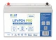 Akumulator Volt Polska LiFePO4 25.6V 50Ah 100A BMS Bluetooth + mata grzewcza (6AKLI24110) - obraz 2