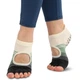 Носки для йоги с открытыми пальцами нескользящие трехцветные SP-Sport Yoga Socks 9813-2 размер 36-41 Black-Green-Beige - зображення 2
