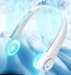 Портативний вентилятор на шию Bladeless Neck Cooler до 16 годин роботи акумулятора 3 режими обдування обличчя та шиї! Товар! - зображення 9