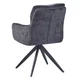 Стілець LEO Chenille Dark Grey - зображення 4