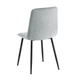 Стілець TED New Light Grey Velvet - зображення 2