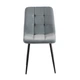 Стілець TED New Light Grey Velvet - зображення 4