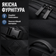Рюкзак для ноутбука 15.6" с USB-портом водонепроницаемый мужской городской деловой бизнес-рюкзак для работы, обучения и путешествий студентов подростка дорожный рюкзак для ручной клади с вентилируемой спинкой и креплением на чемодан 45x29x12см черный - изображение 6