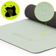 Коврик спортивный Actiget TPE 183 x 61 x 0.6 см для йоги и фитнеса ACT0022 Mint/Black - изображение 6