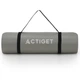 Килимок спортивний Actiget NBR 183 x 61 x 1 cм для йоги та фітнесу ACT0019 Grey - зображення 4