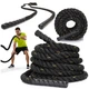Канат тренировочный Actiget Battle Rope 9 м для кроссфита ACT0015 Black - изображение 1