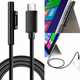 Type-C кабель для Microsoft Surface Pro X, 8, 7, 6, 5, 4, 3 та Surface Book 2/1 78253 - изображение 4