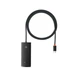 USB-хаб Baseus Lite Series 4-Port Type-C HUB Adapter (Type-C to USB 3.0*4 ) 1m Black - зображення 1