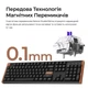 Клавіатура бездротова Keychron K10 HE Magnetic Switch Black RGB (K10H-F1-UA) - изображение 9