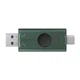 Флеш-накопичувач Kingston 128GB DataTraveler DuoG2 USB-A + USB-C 3.2 Gen1 Black/Green - зображення 3
