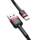 Кабель Baseus Cafule Cable USB For Type-C 3A 2m Red+Black - изображение 3