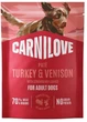 Влажный корм для взрослых собак Carnilove с индейкой, олениной и листьями клубники 300 г (8595602583669) - изображение 1