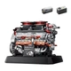 Конструктор 12GO 95008, Двигун танка Тигр V12 Maybach HL230 P30 з моторизацією, 1236 деталей - зображення 2