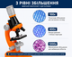 Детский микроскоп Scientific Microscope OEM 1013A, набор юного исследователя, увеличение 100x/400x/1200x - изображение 2