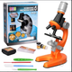 Детский микроскоп Scientific Microscope OEM 1013A, набор юного исследователя, увеличение 100x/400x/1200x - изображение 3