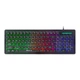 Клавиатура XTRIKE ME KB-309 BK, wired keyboard, 100 Keys, RGB, EN Layout, USB, 1.5m, black - изображение 1