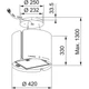 Кухонна витяжка Franke FSMS F42 SS/BK MATT 345.0654.870 - зображення 2