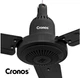 Вентилятор потолочный Cronos FC11-120 Czarny 120 см 30 Вт 230 об/мин с таймером и пультом ДУ Черный - изображение 3
