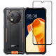 Защитное стекло Fiji Premium для Oukitel G1 / G1S полная проклейка Anti-Static черный - изображение 1