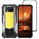 Защитное стекло LUX для Oukitel WP100 / WP100 Titan полная проклейка черный - изображение 1