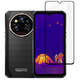 Защитное стекло Fiji Premium для Oukitel WP55 / WP55 Pro / WP55 Ultra / WP55s полная проклейка Anti-Static черный - изображение 1