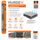 Супердиффузионная трехслойная мембрана HURDEX XL170 75 м² (170 г/м²) - изображение 2