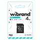 Карта пам'яті Wibrand microSDHC, 4 Гб. - 443657 - зображення 2