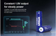 Акумуляторна батарея AA XTAR Blue 3600 1.5V Li-ion 2200mAh | Стабільна напруга, 1200+ циклів заряду, захист - изображение 3