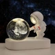 Хрустальный 3D шар ночник Астронавт USB декоративный светильник - изображение 1