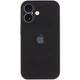 Чохол для iPhone 16 силіконовий Soft-touch Silicone Case Full Size with Frame (AA) Black - зображення 2
