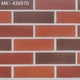 Декоративный кирпич гибкий Клинкер на сетке МК-436970 - изображение 5