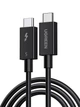 Кабель зарядный UGREEN USB C to USB C 240W 80Gbps Thunderbolt 5 Cable Fast Charging 1 м Black (L703) - изображение 1